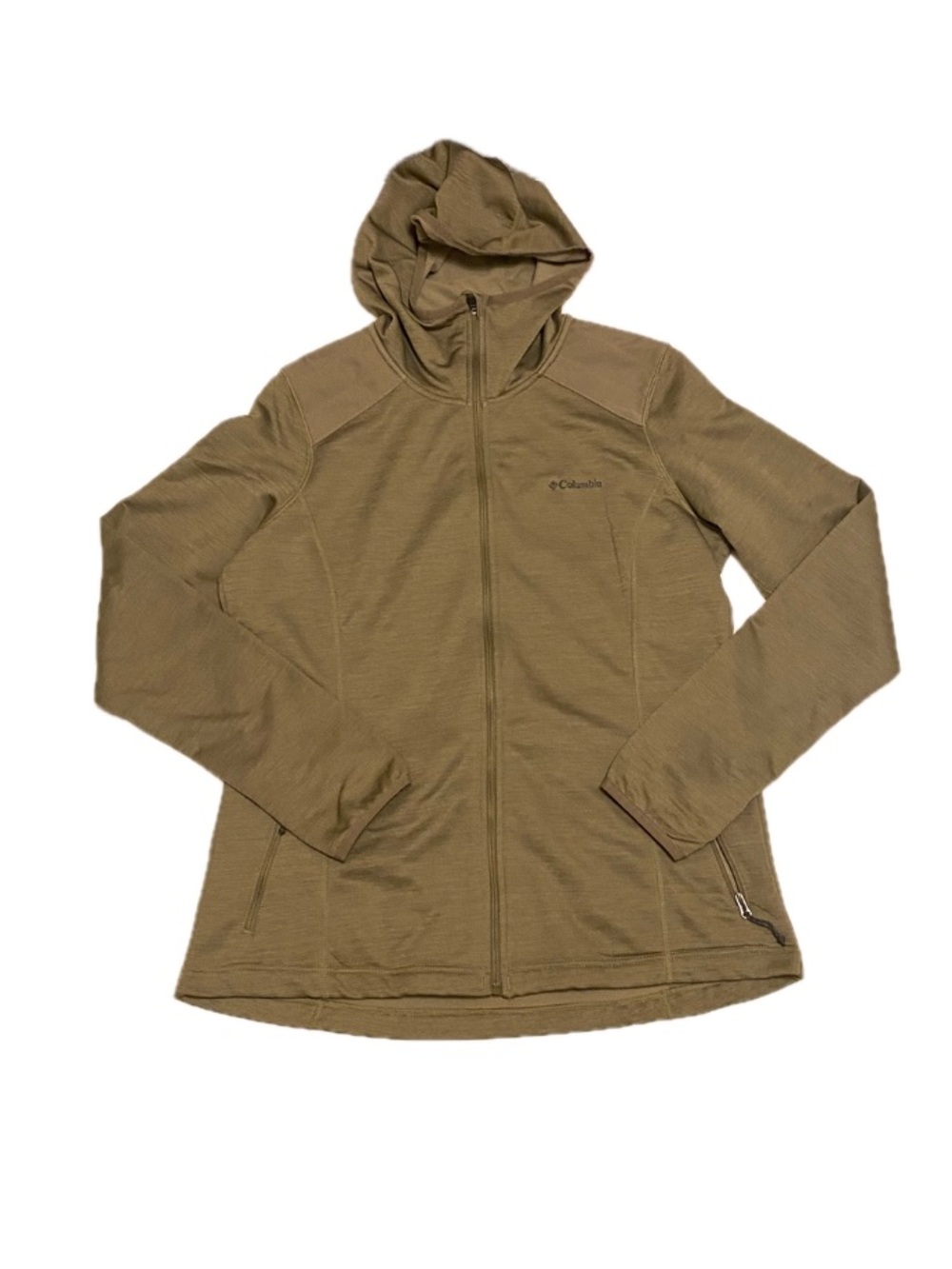 Columbia Women’s Large Olive Green Long Sleeve zip Up Jacket with Hood